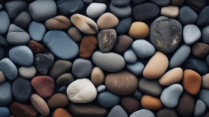 Stones pattern background, AI generated Image