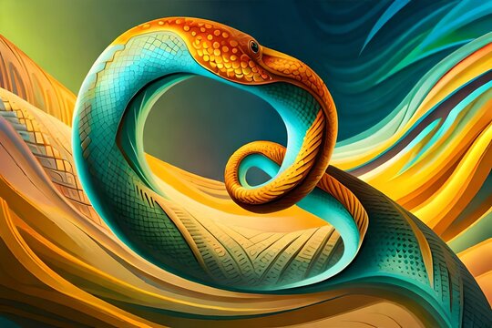 abstract background with spiral
