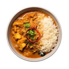 rice curry on transparent background PNG