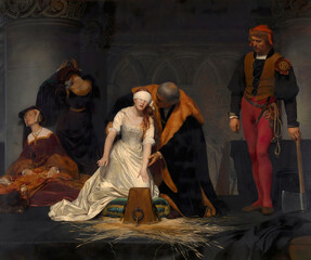 Paul Delaroche Execution of Lady Jane Gray