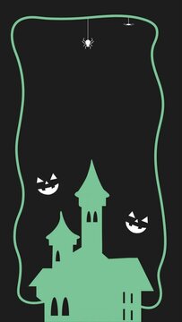 Happy Halloween Flat Illustration Potrait Animation