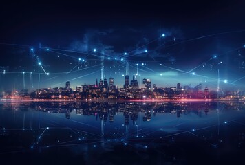 Fototapeta premium the telecommunications and the future 