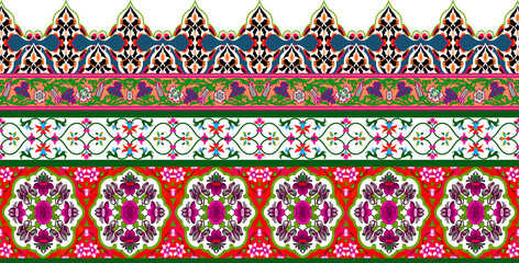 traditional colorful border