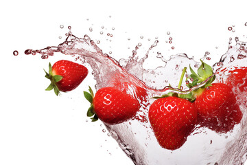 delicious strawberry fruit food vector
