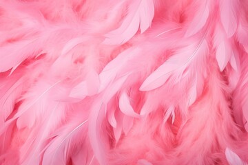 beauty delicate bird background abstract flamingo soft pink feather texture beautiful colourful colours Pink bright coloured feathers feathering macro feather background background plumage pattern - obrazy, fototapety, plakaty