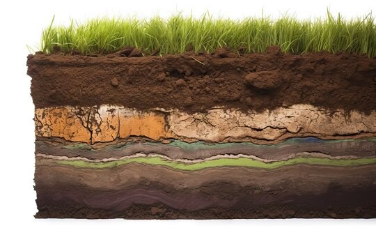 layer green root background natural field mud cross land isolated rock di below isolated brown earth Grass grass crust soil growth rock dirt pattern section plant section white layers ground nature