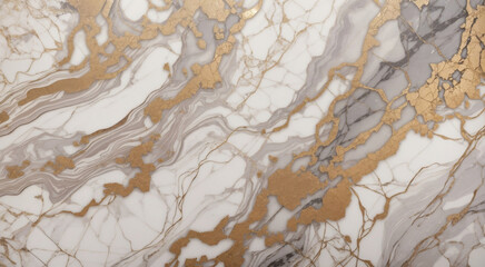 Luxurious Marble Elegance: A Macro View of Polished Perfection