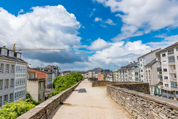 Roman Walls of Lugo in Spain, UNESCO World Heritage Site
