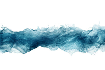 Ocean wave isolated on a transparent background. Generative Ai - obrazy, fototapety, plakaty