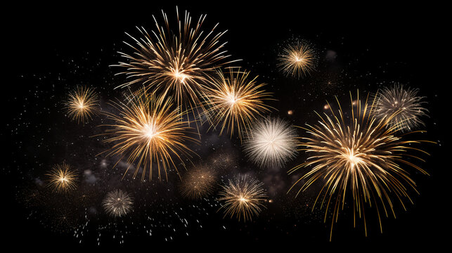 fireworks, salute, beautiful lights in the sky Pyrotechnics And Fireworks Pyrotechnics Realistic Set
