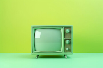 Tube entertainment old analog object television broadcasting video vintage technology blank retro screen