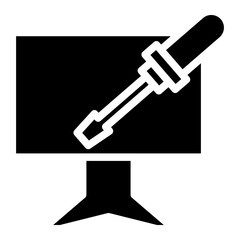 computer repair glyph 