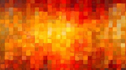 Fototapeta premium Oranhe light abstract background with squares