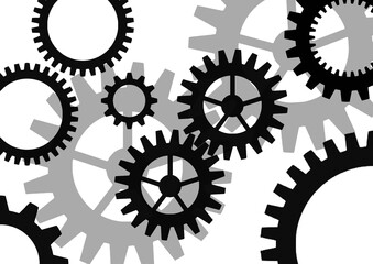背景　ギア