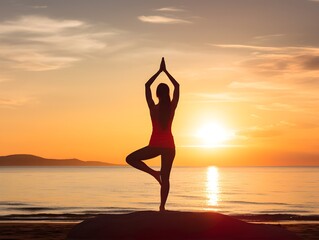 Fototapeta na wymiar Kraft und Flexibilität: Yoga-Übungen für Körper und Geist