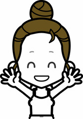 hb部屋着女性BU_fOL18