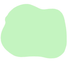 green paper bubble