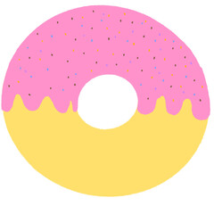 donut with icing