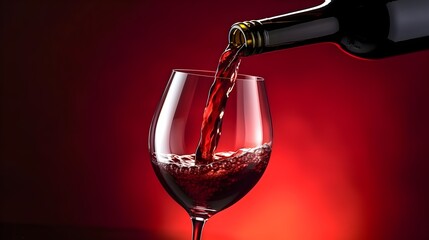 Glas voller Geschmack: Das Einschenken von rotem Wein