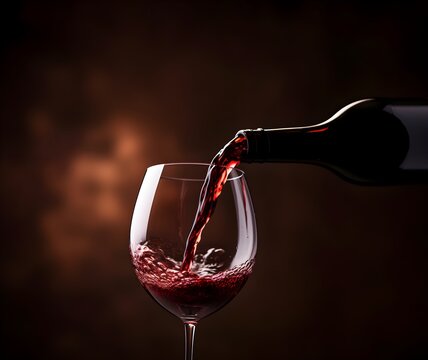 Glas voller Geschmack: Das Einschenken von rotem Wein