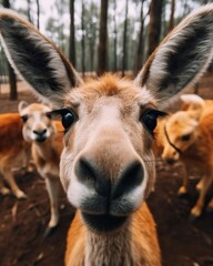 Cute Donkey Takes a Selfie - Comic Animal Photography