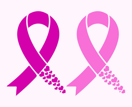 Breast Cancer awareness month - vector illustration - October