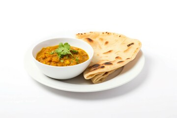 Indian dal naan. Generate Ai - obrazy, fototapety, plakaty