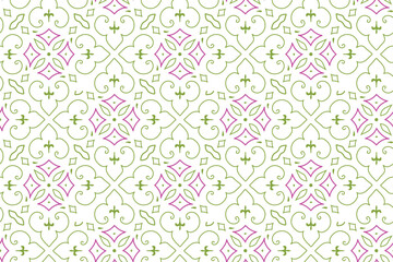 Vector seamless pattern. Modern stylish texture. Geometric striped ornament. Monochrome linear braids and tiles.