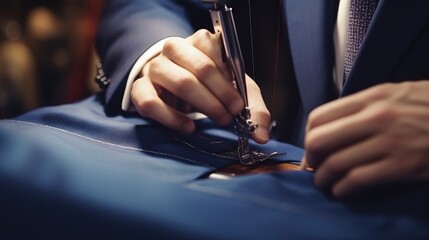 Taylor is sewing a suit. Generative AI