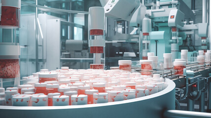 Obraz premium Plant for the production of medicines