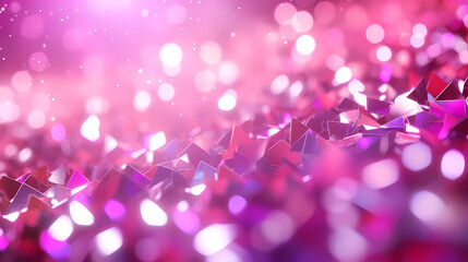  viva magenta glitter  background with bokeh, abstract  background, particle pink 