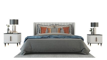 Interior furniture set 3D render. Living room house floor template background mockup design , isolated on transparent background