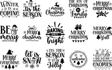 Christmas Gnomes SVG Bundle