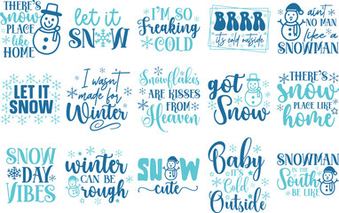 Winter SVG Bundle