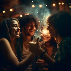 Party Photos, People Doing Party, Happy People doing Night Party, Night Party, Diwali Images, 