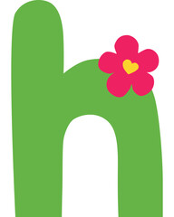 Hello. Slogan for print. Vector illustration isolated on white background for posters, postcards, banners, textiles. Bright colorful design