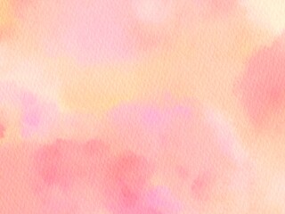 Pink  orange watercolor with paper texture.