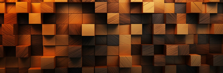A geometric pattern, background in the style of cubo-futurism, backdrop, wooden, dramatic light