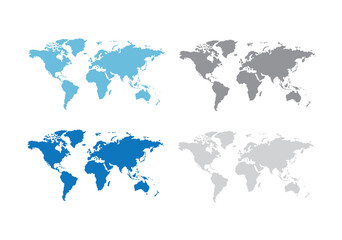 Fototapeta na wymiar World map, globe country background, vector illustration.