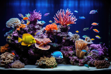 Fototapeta na wymiar Tropical fish aquarium