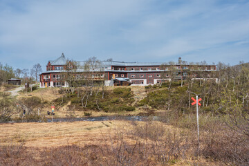 Obraz premium Storulvån fjellstasjon, Jämtland, Sverige