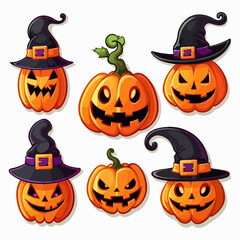 Discover the world of autumn accessories for Halloween. AI Generation.