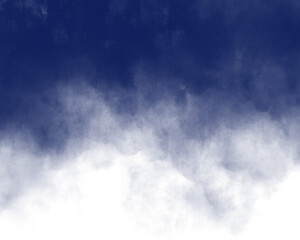 水彩風の曇り空のイラスト　背景