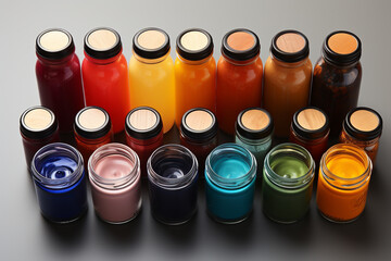 Aerial View of Liquid Paints