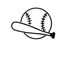 baseball bat and ball