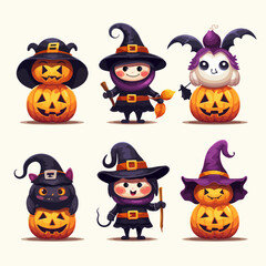 Welcome autumn's spirit with Halloween items. Spooky art: vampires, moonlit nights. AI Generation.