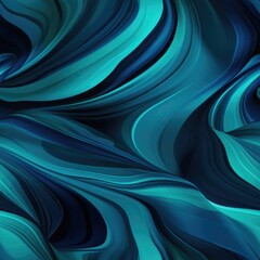 Seamless texture. Blue Waves