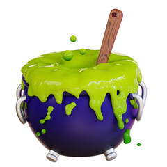 3d illustration of cooking potion