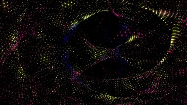 abstract background with particles