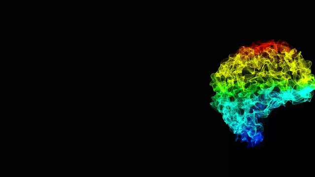 particles abstract animation